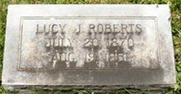 Lucy J <I>Kuhn</I> Roberts 