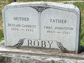 Beulah Boyd <I>Garrett</I> Roby 