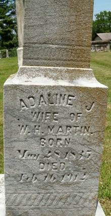 Adaline J <I>Epling</I> Martin 