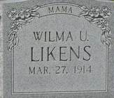 Wilma Gertrude <I>Underwood</I> Likens