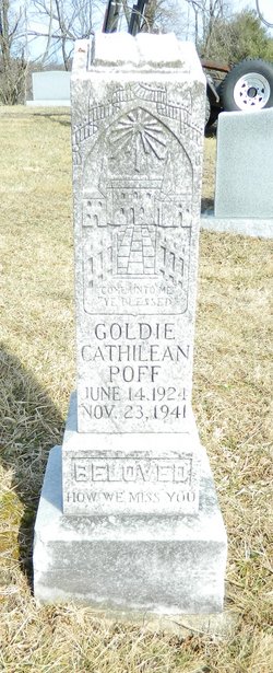  Goldie Cathilean <I>DeWeese</I> Poff