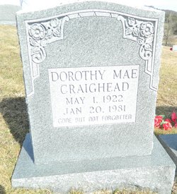 Dorothy Mae <I>Woods</I> Craighead