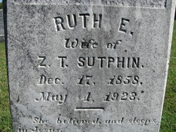 Ruth Elizabeth <I>Knowles</I> Sutphin