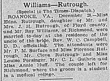 Marriage of Rutrough / Williams - 