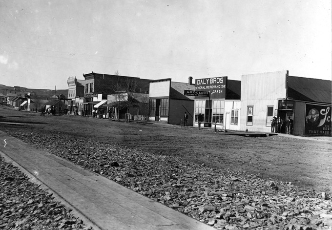 Downtown Gillette, ca. 1908. Rockpile Museum