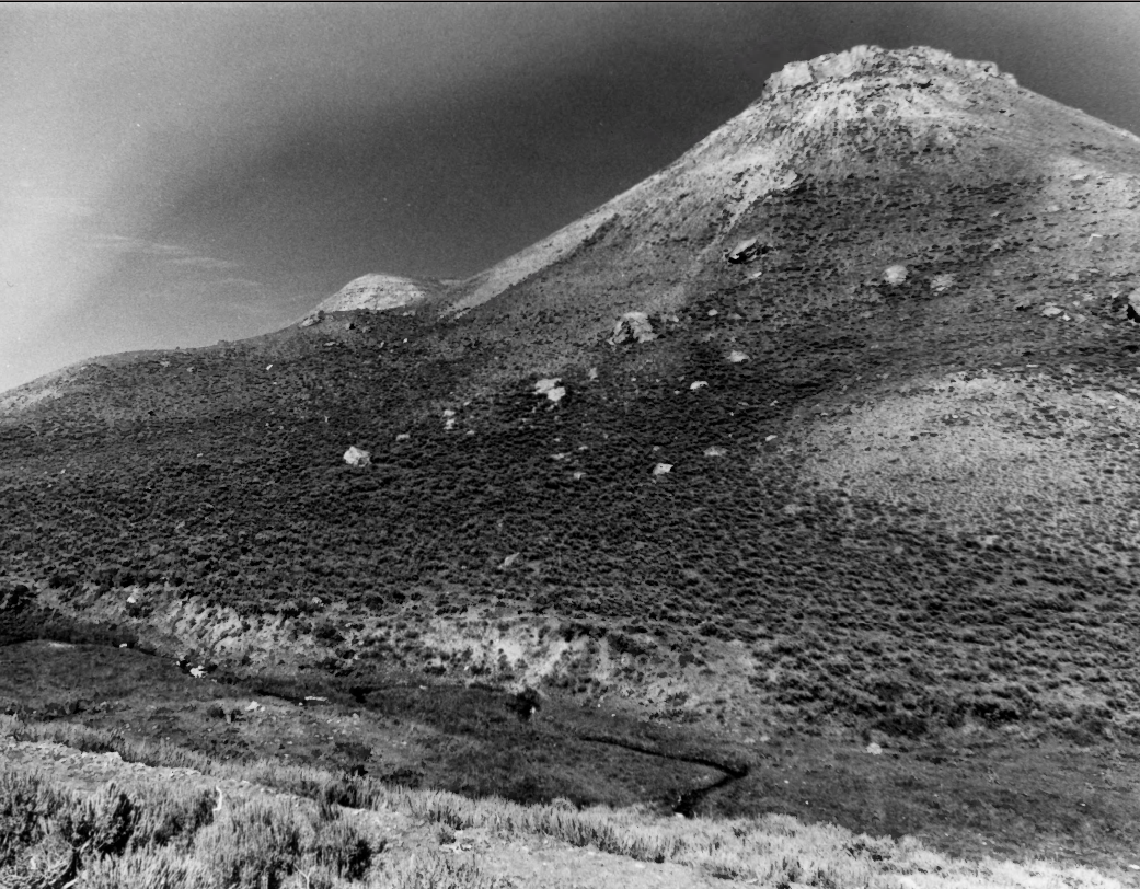 Bates Battlefield towards north and Battle Mountain