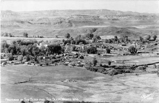 Panorama Postcard of Ten Sleep