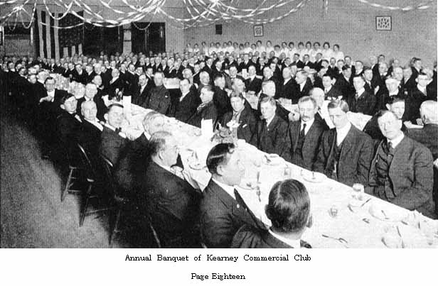 Annual Banquet of Kearney Commercial Club