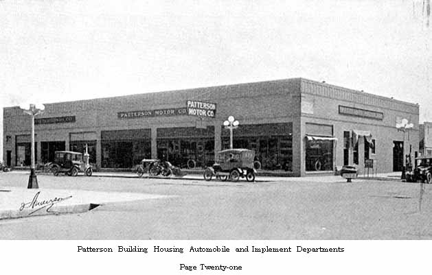 Patterson Building Housing Automobile and Implement Departments