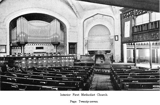 Interior view, Methodist Church