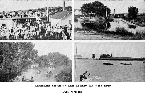 Amusement Resorts on Lake Kearney and Wood River