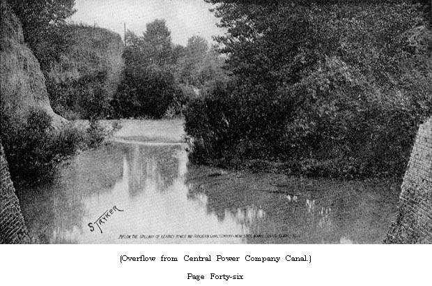 Overflow from Central Power Company Canal