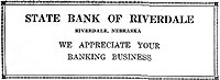 State Bank of Riverdale