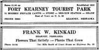 Fort Kearney Tourist Park and Frank W. Kinkaid