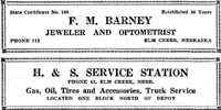 F.M. Barney and H and S. Service Station