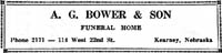 A. G. Bower and Son