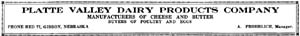 Platte Valley Dairy Products Company