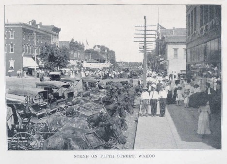 Scene on Fifth Street, Wahoo