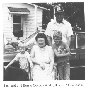 Leonard and Bessie Odvody and Grandsons