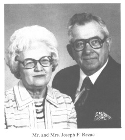 Mr. and Mrs. Joseph F. Rezac