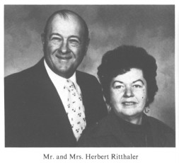 Mr. and Mrs. Herbert Ritthaler