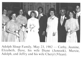 Adolph Sloup Family