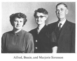 Alfred, Bessie, and Marjorie Sorenson