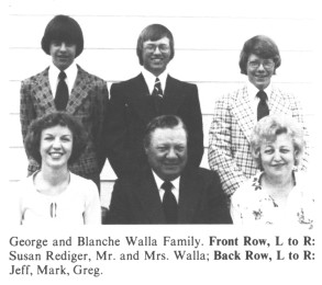George and Blanche Walla Family