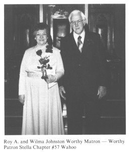 Roy A. and Wilma Johnston