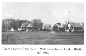 Farm Home of Merlin C. Wittmersehouse