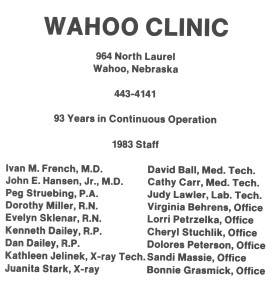 Wahoo Clinic