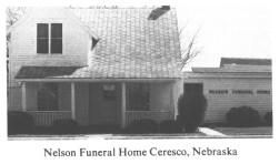 Nelson Funeral Home Ceresco, Nebraska