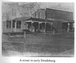 A street in early Swedeburg.