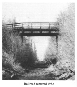 Railroad removed 1982