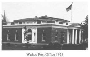 Wahoo Post Office 1921