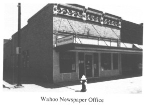 Wahoo Newspaper Office