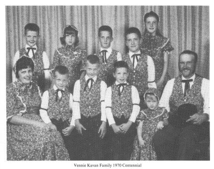 Vennie Kavan Family 1970 Centennial