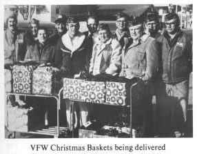 VFW Christmas Baskets Being Delivered