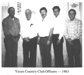 Yutan Country Club Officers -- 1983