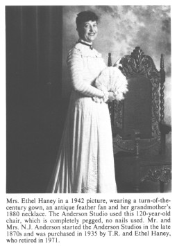 Mrs. Ethel Haney in a 1942 picture
