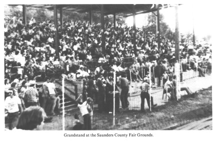 Grandstand at the Saunders County Fair Grounds