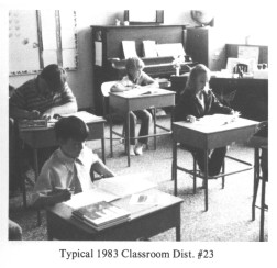 Typical 1983 Classroom Dist. #23