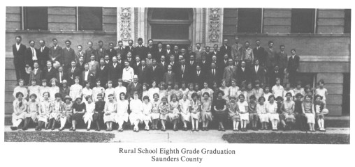Rural School Eighth Grade Graduation