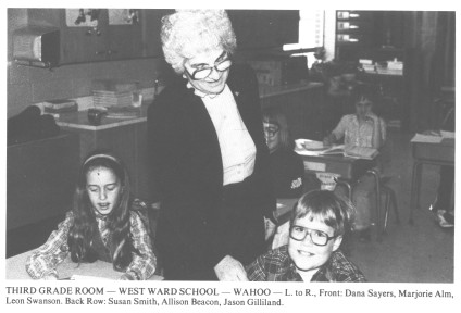 THIRD GRADE ROOM -- WEST WARD SCHOOL
