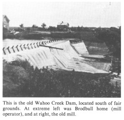 old Wahoo Creek Dam