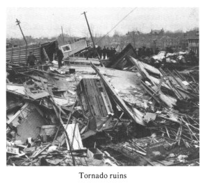 Tornado ruins