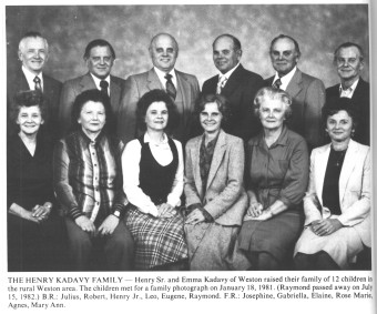 The Henry Kadavy Family