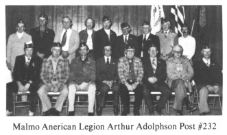 Malmo Anerican Legion Arthur Adolphson Post #232