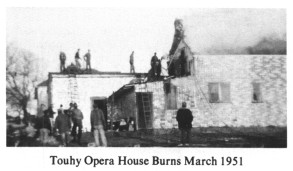 Touhy Opera House Burns March 1951