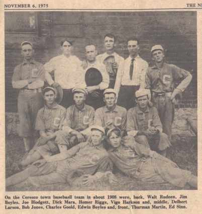 1908 town baseball team